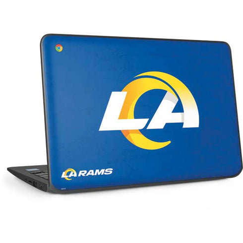 NFL Los Angeles Rams Distressed HP Chromebook Skin