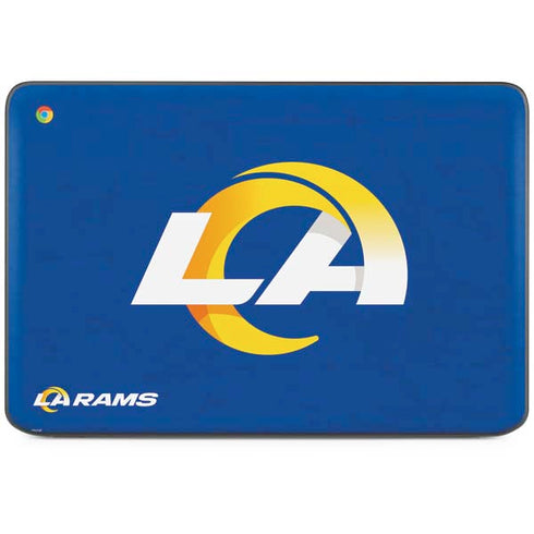 NFL Los Angeles Rams Distressed HP Chromebook Skin