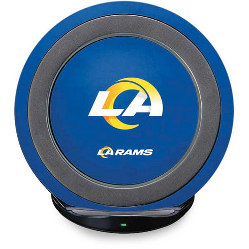 NFL Los Angeles Rams Distressed Fast Charge Wireless Charging Stand Skin