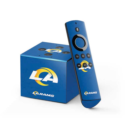 NFL Los Angeles Rams Distressed Fire TV Cube Skin