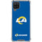 NFL Los Angeles Rams Distressed Galaxy A12 Clear Case