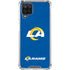 NFL Los Angeles Rams Distressed Galaxy A12 Clear Case