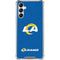 NFL Los Angeles Rams Distressed Galaxy A14 5G Clear Case