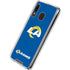 NFL Los Angeles Rams Distressed Galaxy A30 Clear Case