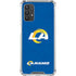 NFL Los Angeles Rams Distressed Galaxy A32 5G Clear Case