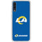 NFL Los Angeles Rams Distressed Galaxy A50 Clear Case