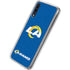 NFL Los Angeles Rams Distressed Galaxy A50 Clear Case