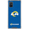NFL Los Angeles Rams Distressed Galaxy A51 5G Clear Case