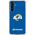 NFL Los Angeles Rams Distressed Galaxy A54 5G Clear Case