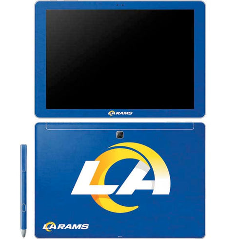 NFL Los Angeles Rams Distressed Galaxy Book 12in Skin