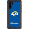 NFL Los Angeles Rams Distressed Galaxy Note 10 Waterproof Case