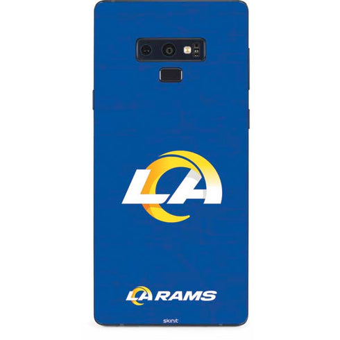 NFL Los Angeles Rams Distressed Galaxy Note 9 Skin