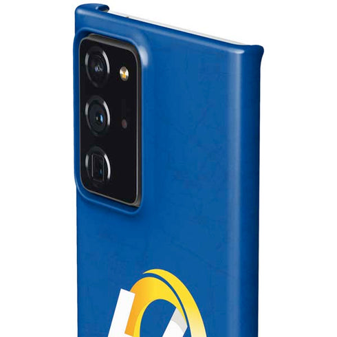 NFL Los Angeles Rams Distressed Galaxy Note20 Ultra 5G Lite Case