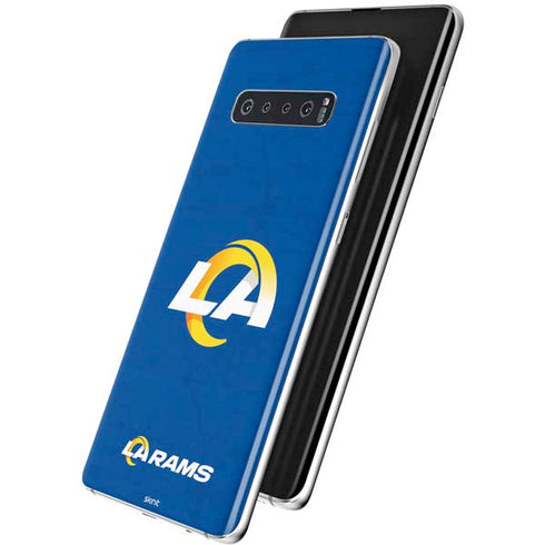 NFL Los Angeles Rams Distressed Galaxy S10 Skin