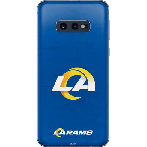 NFL Los Angeles Rams Distressed Galaxy S10e Skin