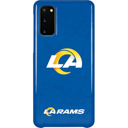 NFL Los Angeles Rams Distressed Galaxy S20 Lite Case