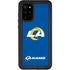 NFL Los Angeles Rams Distressed Galaxy S20 Plus Waterproof Case