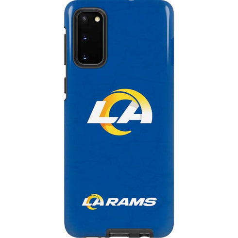 NFL Los Angeles Rams Distressed Galaxy S20 Pro Case