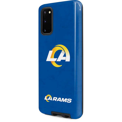 NFL Los Angeles Rams Distressed Galaxy S20 Pro Case