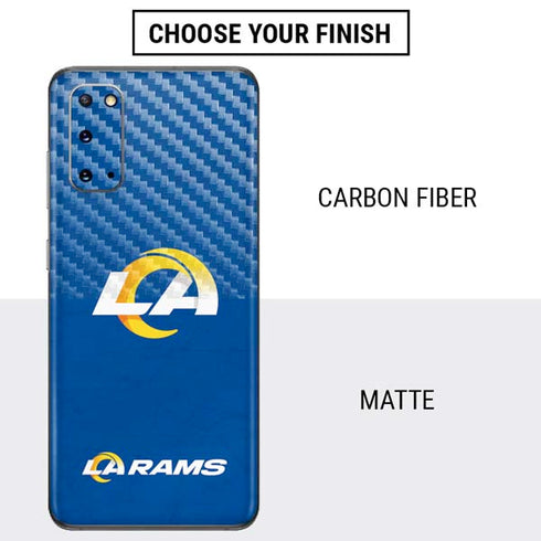 NFL Los Angeles Rams Distressed Galaxy S20 Skin