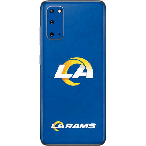 NFL Los Angeles Rams Distressed Galaxy S20 Skin