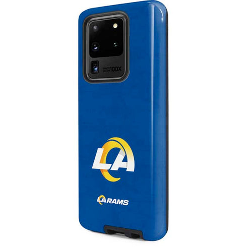 NFL Los Angeles Rams Distressed Galaxy S20 Ultra 5G Pro Case