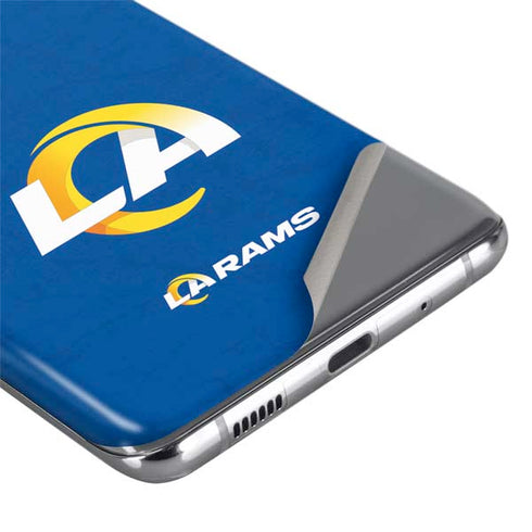 NFL Los Angeles Rams Distressed Galaxy S20 Ultra 5G Skin