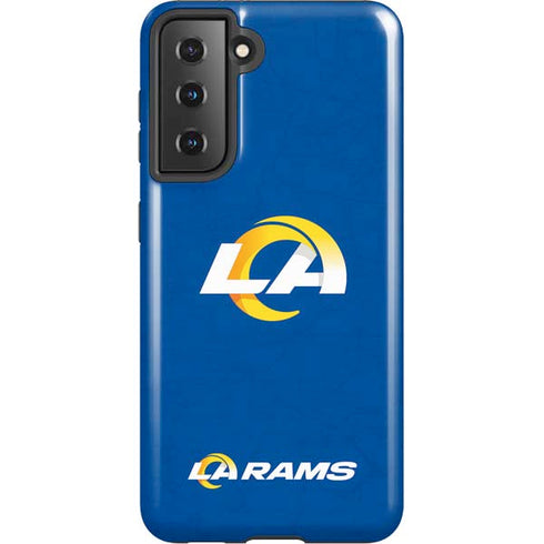 NFL Los Angeles Rams Distressed Galaxy S21 5G Pro Case