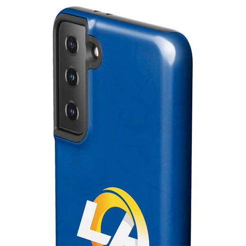 NFL Los Angeles Rams Distressed Galaxy S21 FE Pro Case