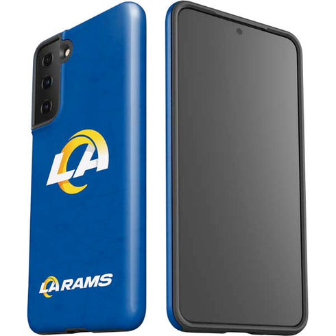 NFL Los Angeles Rams Distressed Galaxy S21 FE Pro Case