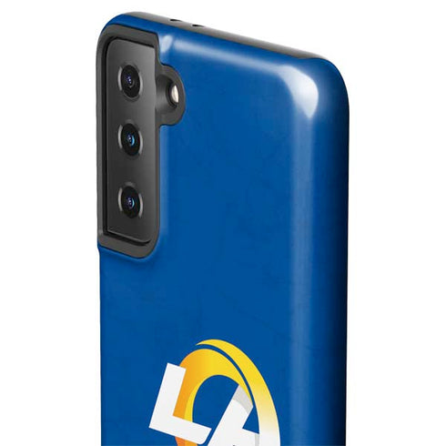 NFL Los Angeles Rams Distressed Galaxy S21 Plus 5G Pro Case