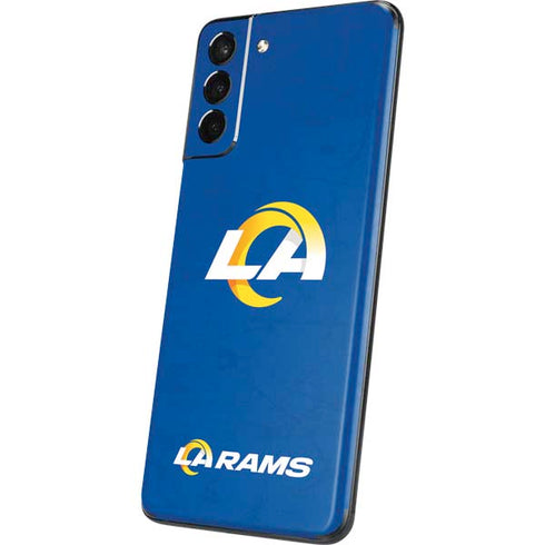 NFL Los Angeles Rams Distressed Galaxy S21 Plus 5G Skin