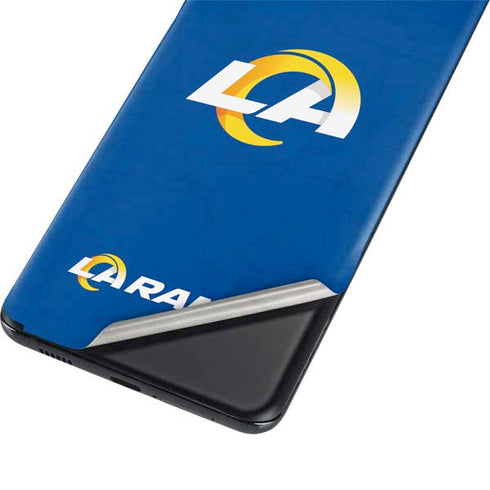 NFL Los Angeles Rams Distressed Galaxy S21 Ultra 5G Skin