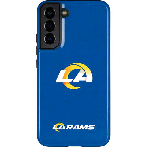 NFL Los Angeles Rams Distressed Galaxy S22 Plus Pro Case