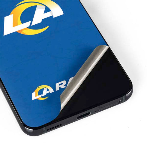 NFL Los Angeles Rams Distressed Galaxy S22 Plus Skin