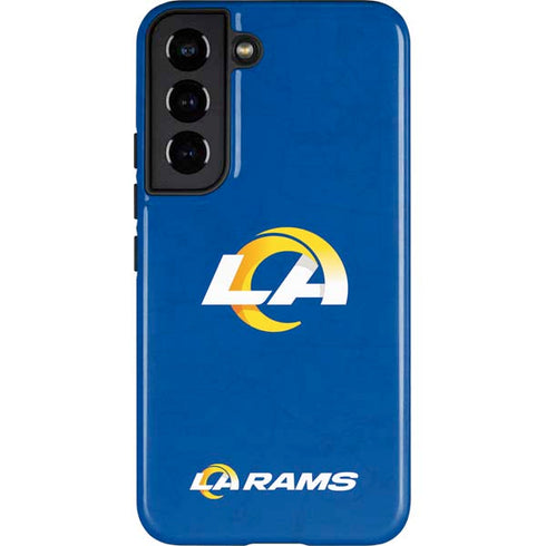 NFL Los Angeles Rams Distressed Galaxy S22 Pro Case