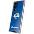 NFL Los Angeles Rams Distressed Galaxy S22 Ultra Clear Case