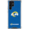 NFL Los Angeles Rams Distressed Galaxy S22 Ultra Clear Case