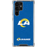 NFL Los Angeles Rams Distressed Galaxy S22 Ultra Clear Case