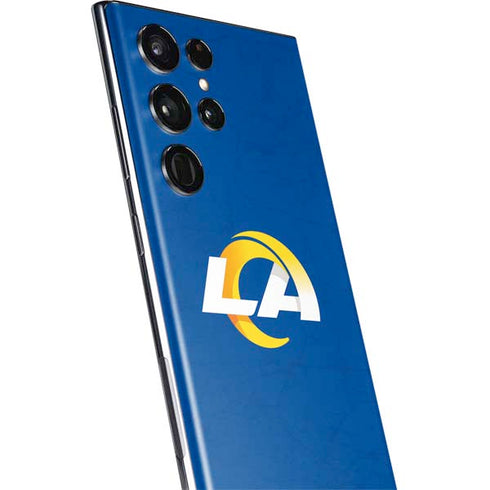 NFL Los Angeles Rams Distressed Galaxy S22 Ultra Skin