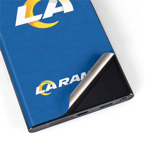 NFL Los Angeles Rams Distressed Galaxy S22 Ultra Skin