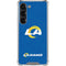 NFL Los Angeles Rams Distressed Galaxy S23 Clear Case