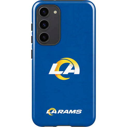 NFL Los Angeles Rams Distressed Galaxy S23 Plus Pro Case