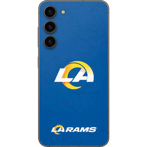 NFL Los Angeles Rams Distressed Galaxy S23 Plus Skin