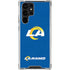 NFL Los Angeles Rams Distressed Galaxy S24 Ultra Clear Case