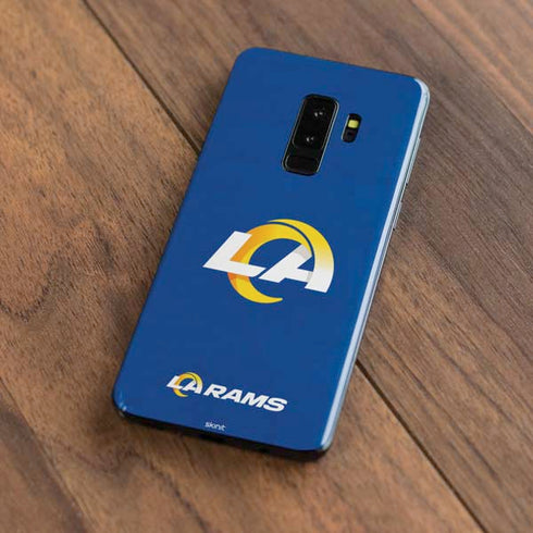 NFL Los Angeles Rams Distressed Galaxy S9 Plus Skin