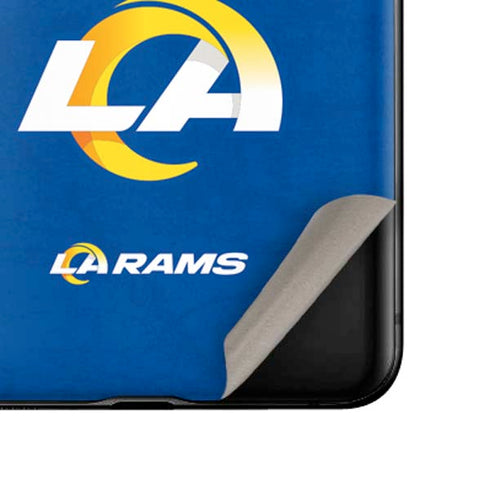 NFL Los Angeles Rams Distressed Galaxy Z Flip Skin