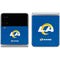 NFL Los Angeles Rams Distressed Galaxy Z Flip4 5G Skin