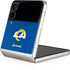 NFL Los Angeles Rams Distressed Galaxy Z Flip4 5G Skin