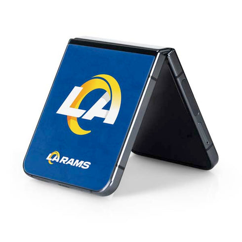 NFL Los Angeles Rams Distressed Galaxy Z Flip5 5G Skin